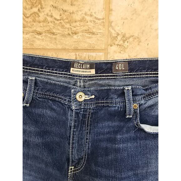 Buckle Men's Reclaim Relaxed Bootleg Jeans Size 40L - Picture 3 of 5